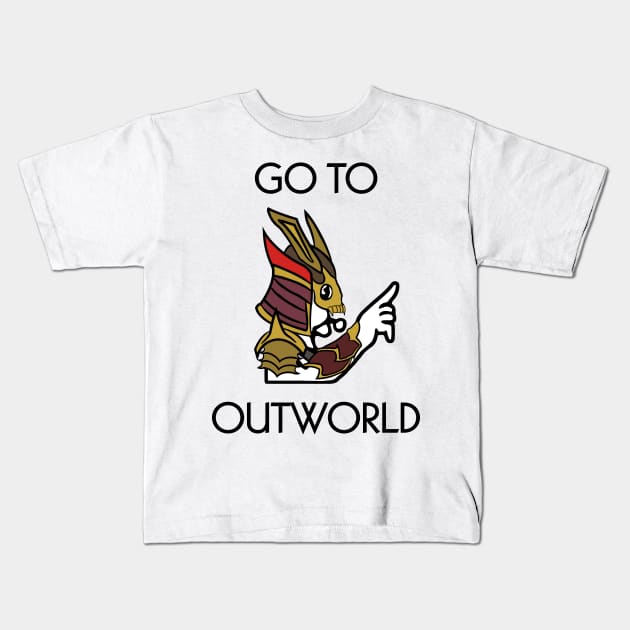 Go to Outworld Kids T-Shirt by Jawes